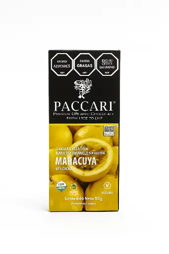 Chocolate Negro Maracuya - Paccari
